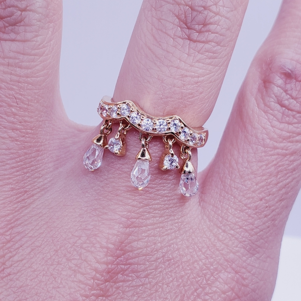 Yellow Gold Charm Ring - Picture 2 of 5